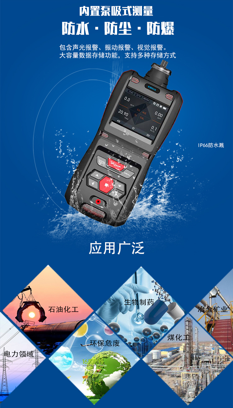 便攜泵吸式溴甲烷檢測(cè)報(bào)警儀